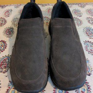 Mens L.L. Bean Brown Suede Comfort Mocs Size 9 Wide